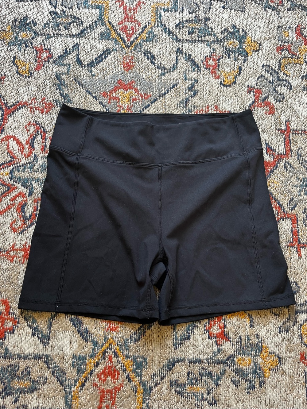 Zella Black High-Rise Bike Shorts